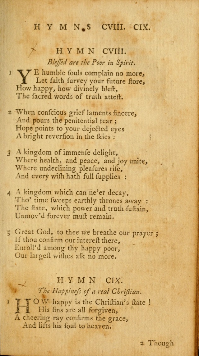 A Collection of Psalms and Hymns for Publick Worship page 121