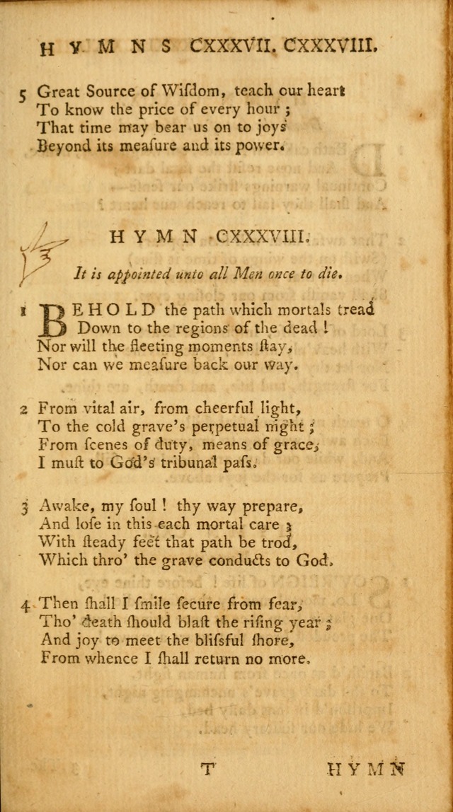 A Collection of Psalms and Hymns for Publick Worship page 143
