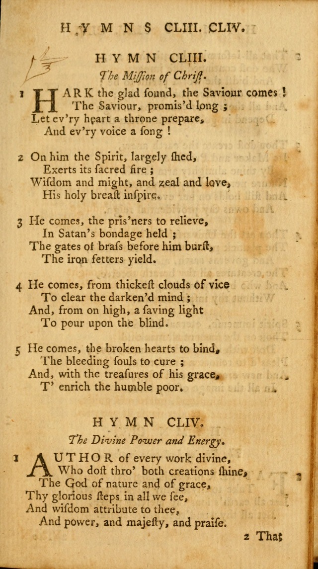 A Collection of Psalms and Hymns for Publick Worship page 155