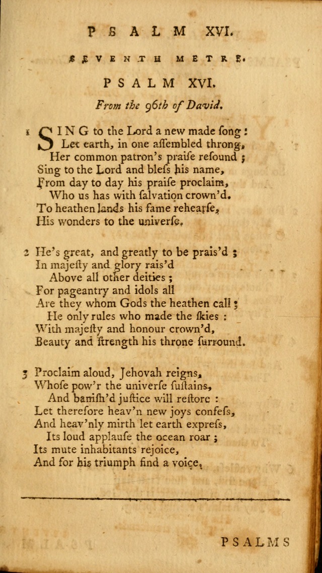 A Collection of Psalms and Hymns for Publick Worship page 17