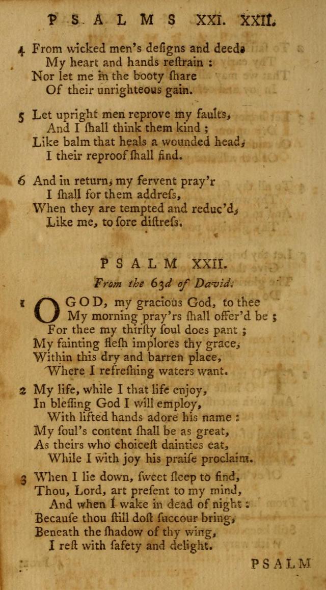 A Collection of Psalms and Hymns for Publick Worship page 22