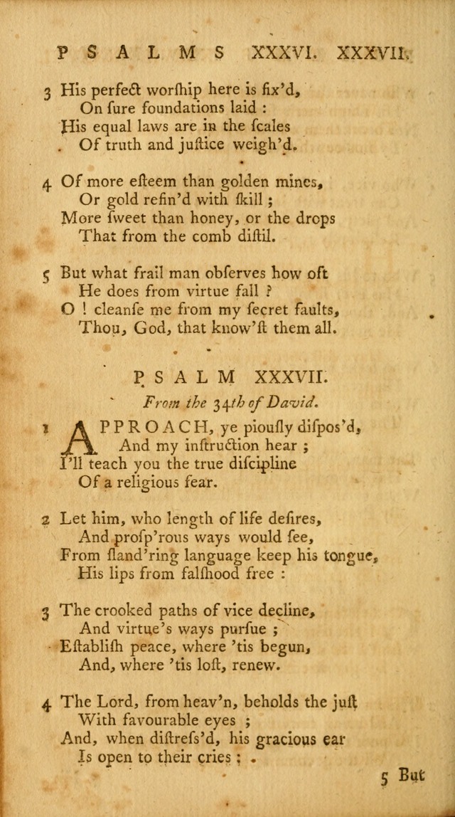 A Collection of Psalms and Hymns for Publick Worship page 34