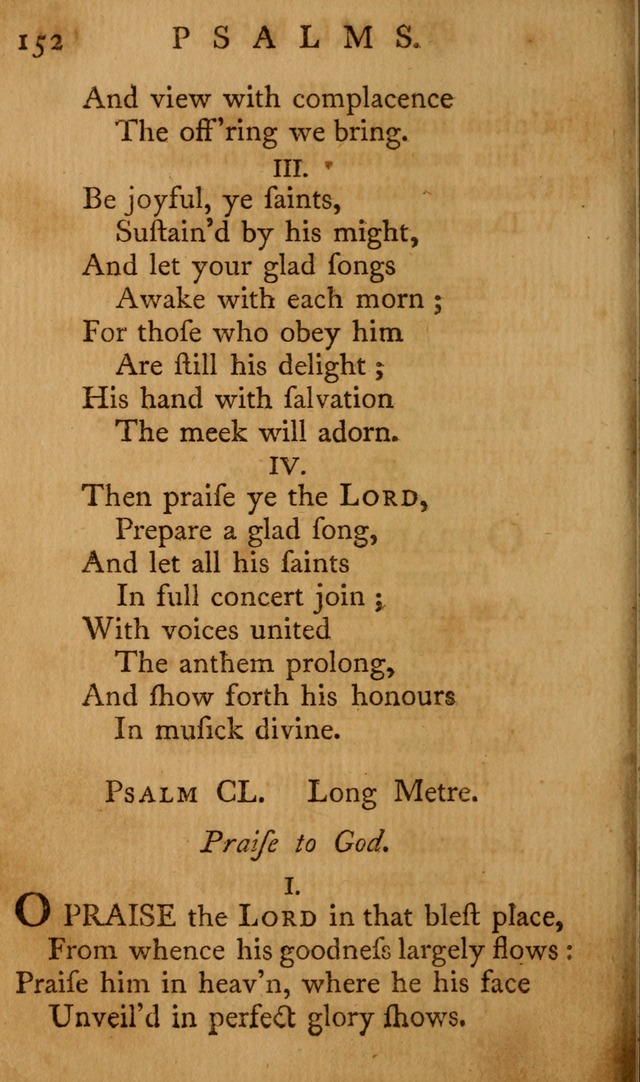 A Collection of Psalms and Hymns for Publick Worship page 148