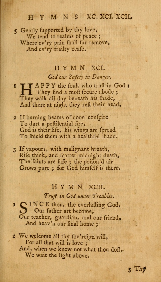 A Collection of Psalms and Hymns for Public Worship page 109
