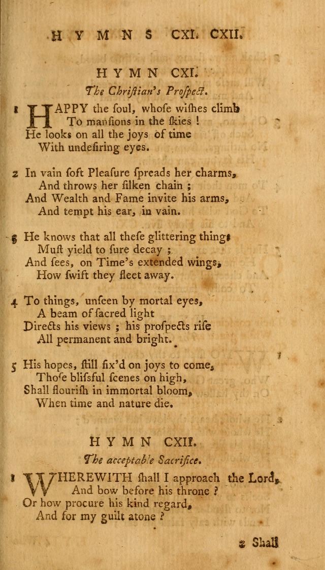 A Collection of Psalms and Hymns for Public Worship page 123