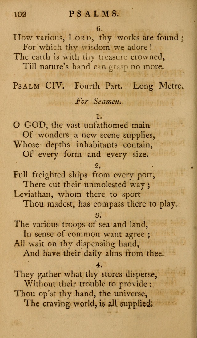 A Collection of Psalms and Hymns for Publick Worship (2nd ed.) page 102