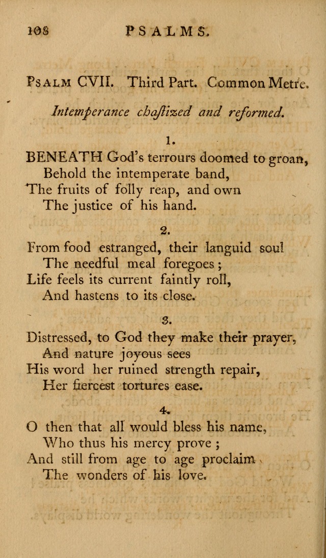 A Collection of Psalms and Hymns for Publick Worship (2nd ed.) page 108