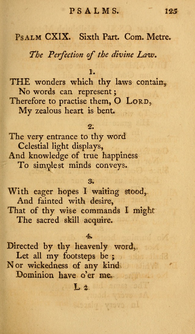 A Collection of Psalms and Hymns for Publick Worship (2nd ed.) page 125