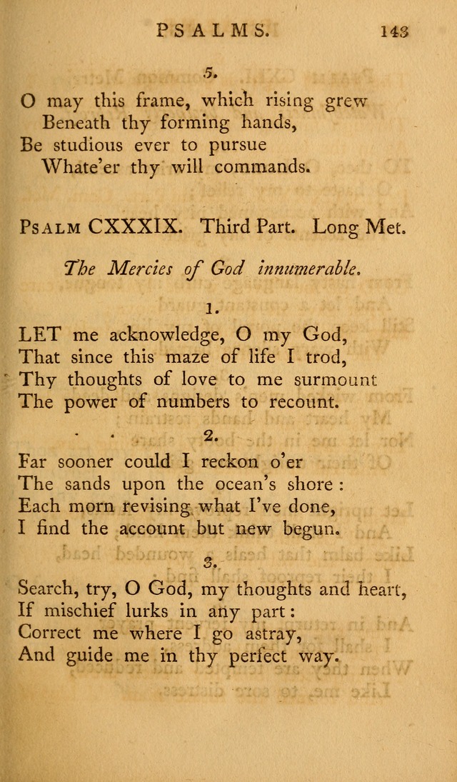 A Collection of Psalms and Hymns for Publick Worship (2nd ed.) page 143