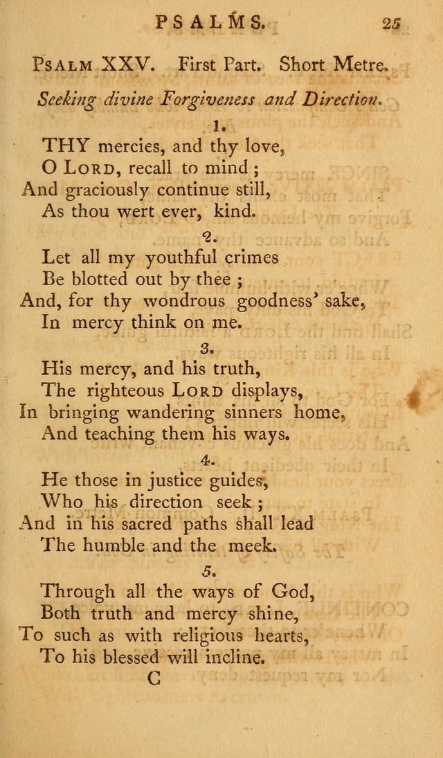 A Collection of Psalms and Hymns for Publick Worship (2nd ed.) page 25