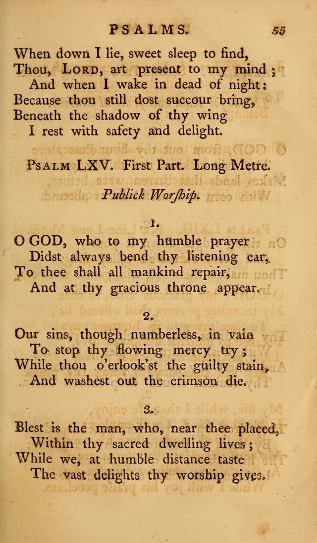 A Collection of Psalms and Hymns for Publick Worship (2nd ed.) page 55