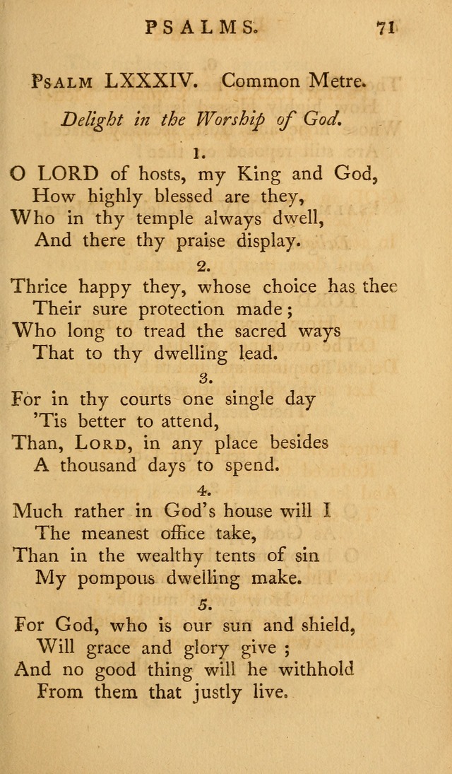 A Collection of Psalms and Hymns for Publick Worship (2nd ed.) page 71