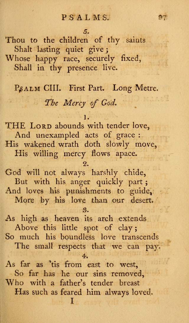 A Collection of Psalms and Hymns for Publick Worship (2nd ed.) page 97