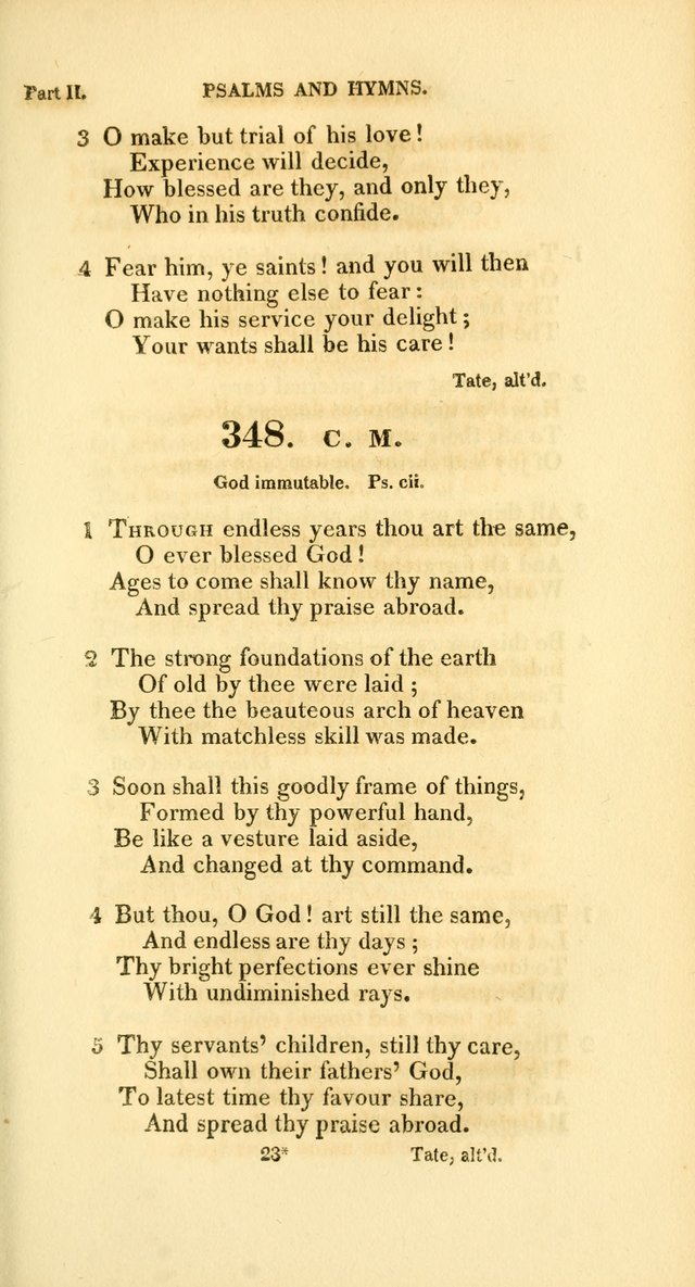 A Collection of Psalms and Hymns, for Social and Private Worship page 276