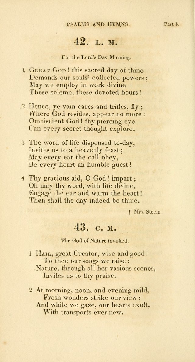 A Collection of Psalms and Hymns, for Social and Private Worship page 47