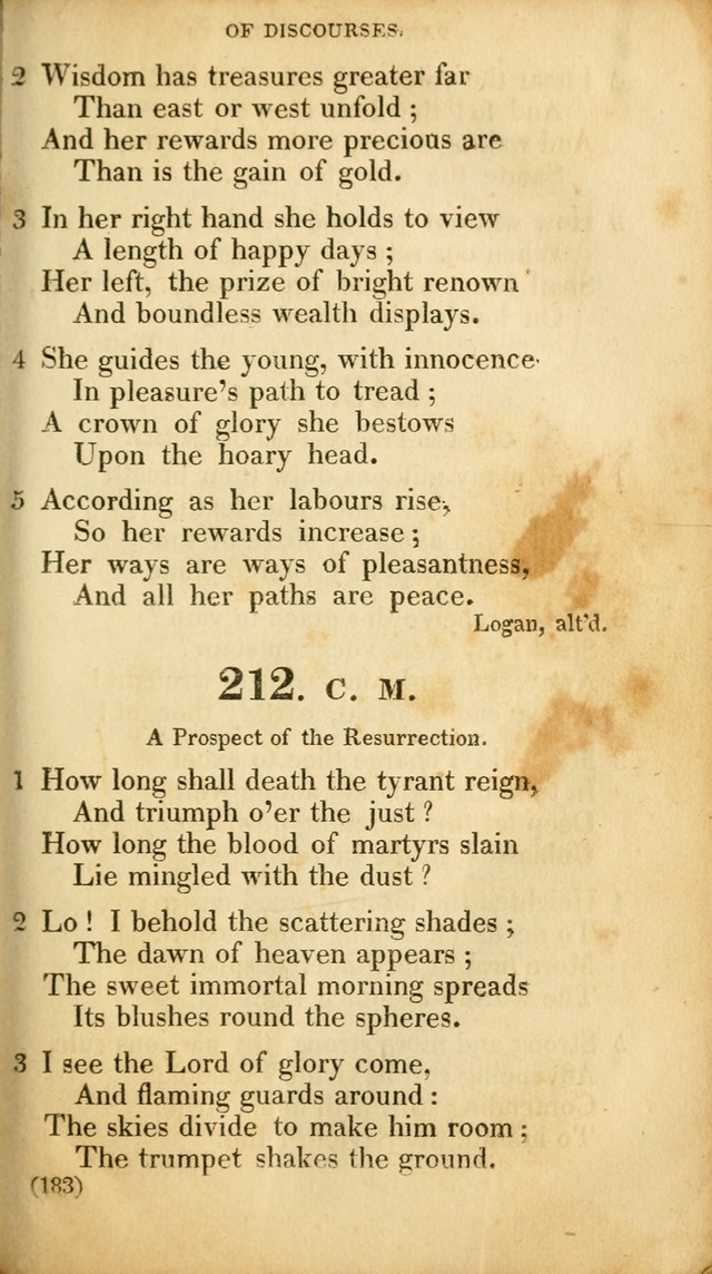 A Collection of Psalms and hymns, for social and private worship page 192