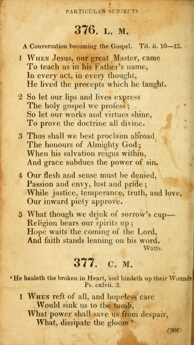A Collection of Psalms and hymns, for social and private worship page 315