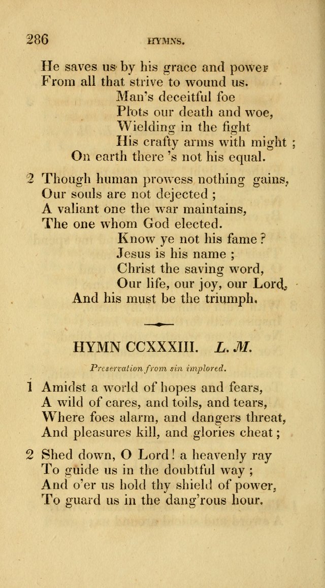 A Collection of Psalms and Hymns for Social and Private Worship page 286