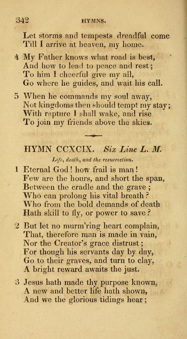 A Collection of Psalms and Hymns for Social and Private Worship page 342
