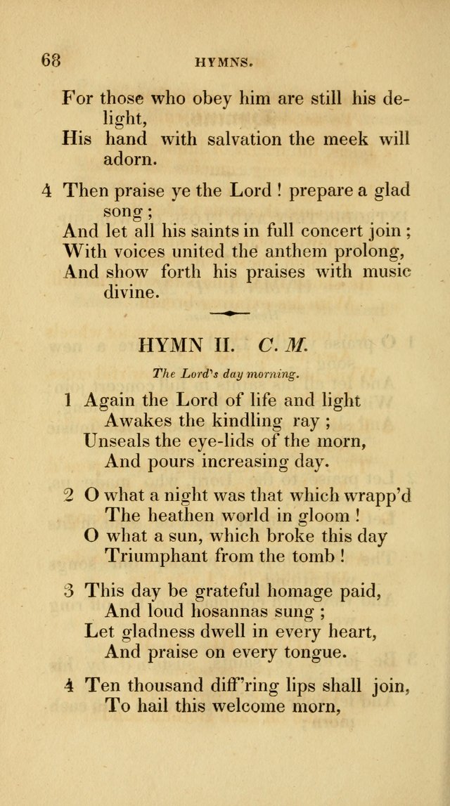A Collection of Psalms and Hymns for Social and Private Worship page 68