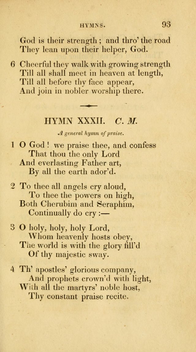 A Collection of Psalms and Hymns for Social and Private Worship page 93