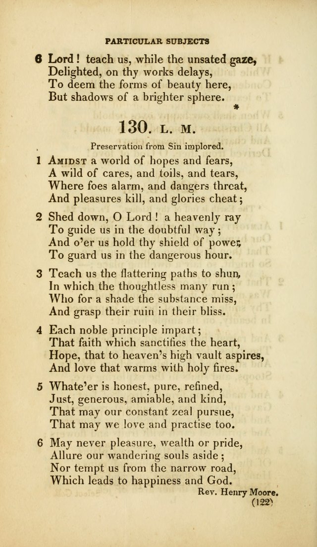 A Collection of Psalms and Hymns, for Social and Private Worship (Rev. ed.  with supplement) page 123