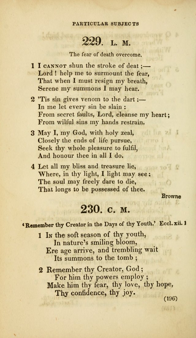 A Collection of Psalms and Hymns, for Social and Private Worship (Rev. ed.  with supplement) page 197