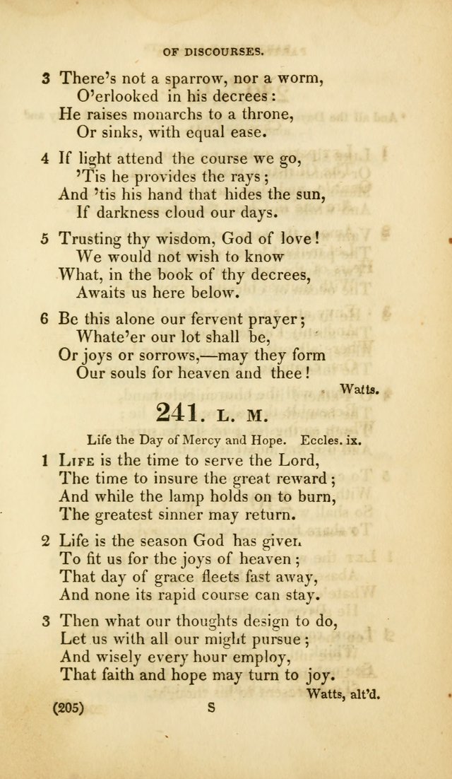 A Collection of Psalms and Hymns, for Social and Private Worship (Rev. ed.  with supplement) page 206