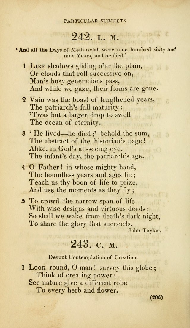 A Collection of Psalms and Hymns, for Social and Private Worship (Rev. ed.  with supplement) page 207