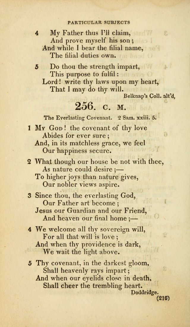 A Collection of Psalms and Hymns, for Social and Private Worship (Rev. ed.  with supplement) page 217