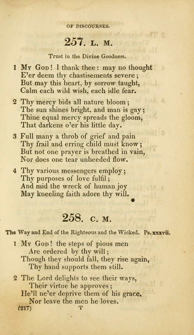A Collection of Psalms and Hymns, for Social and Private Worship (Rev. ed.  with supplement) page 218
