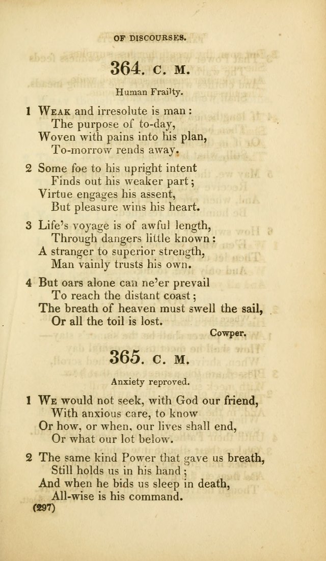 A Collection of Psalms and Hymns, for Social and Private Worship (Rev. ed.  with supplement) page 298