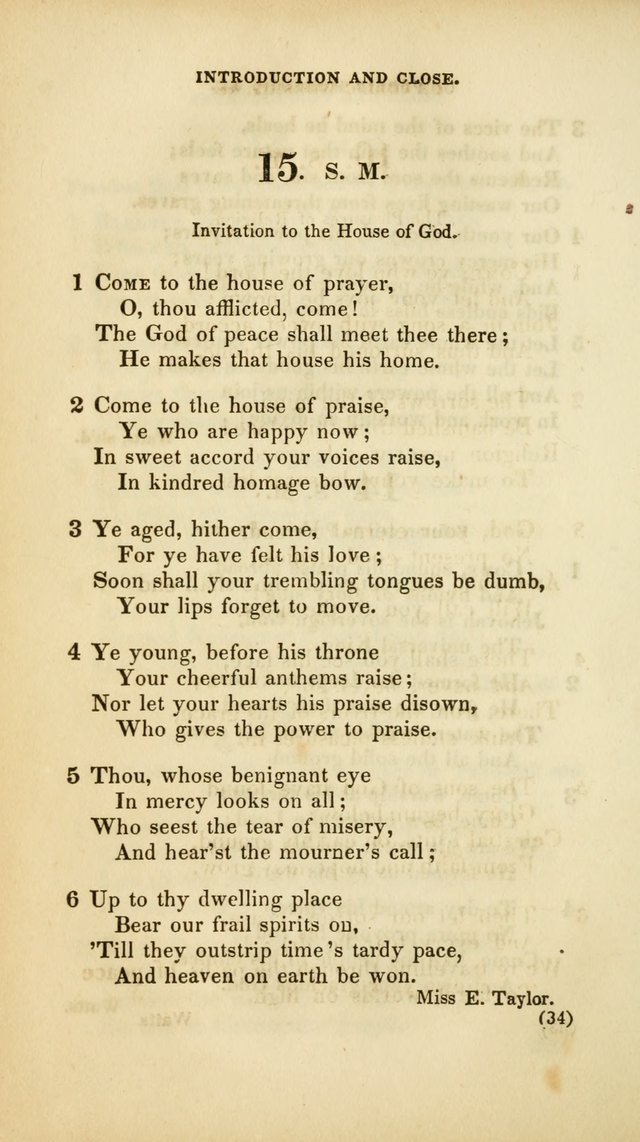 A Collection of Psalms and Hymns, for Social and Private Worship (Rev. ed.  with supplement) page 35