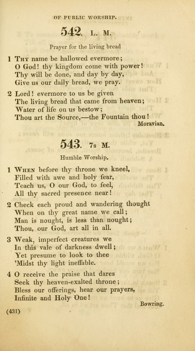 A Collection of Psalms and Hymns, for Social and Private Worship (Rev. ed.  with supplement) page 432