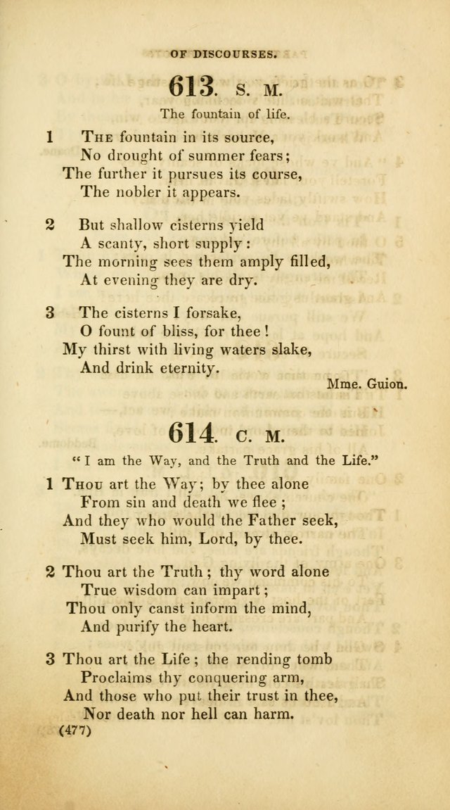 A Collection of Psalms and Hymns, for Social and Private Worship (Rev. ed.  with supplement) page 478