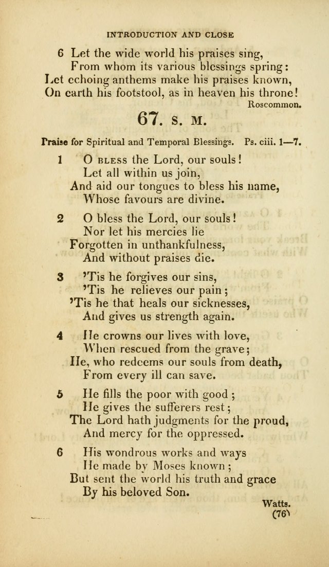 A Collection of Psalms and Hymns, for Social and Private Worship (Rev. ed.  with supplement) page 77