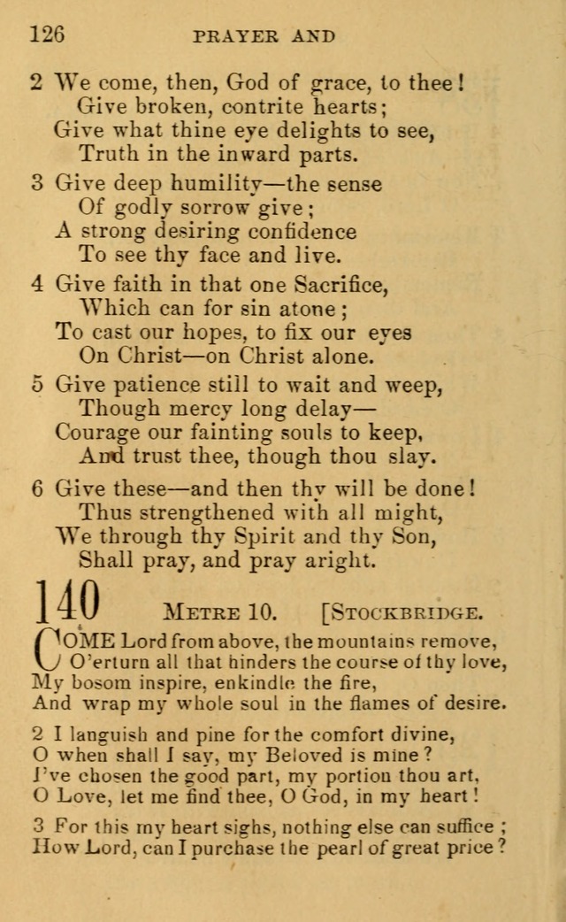 A Collection of Psalms, Hymns, and Spiritual Songs: suited to the various occasions of public worship and private devotion, of the church of Christ (6th ed.) page 126