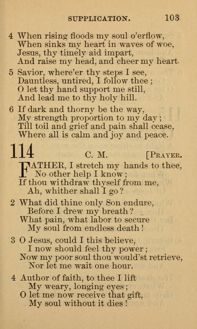 A Collection of Psalms and Hymns: suited to the various occasions of public worship and private devotion page 103