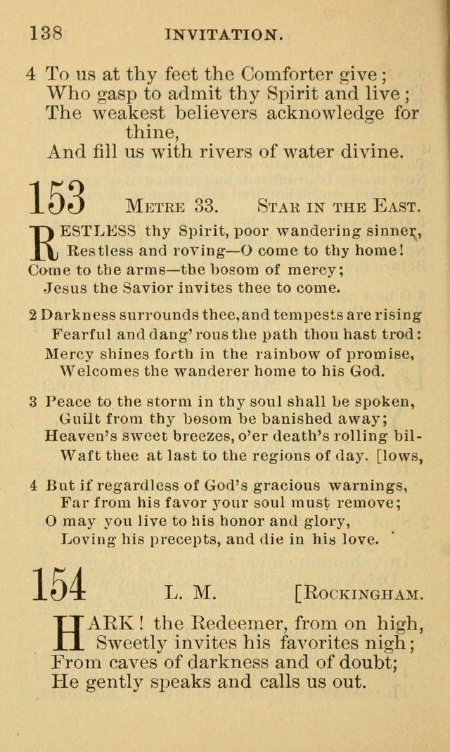 A Collection of Psalms and Hymns: suited to the various occasions of public worship and private devotion page 138