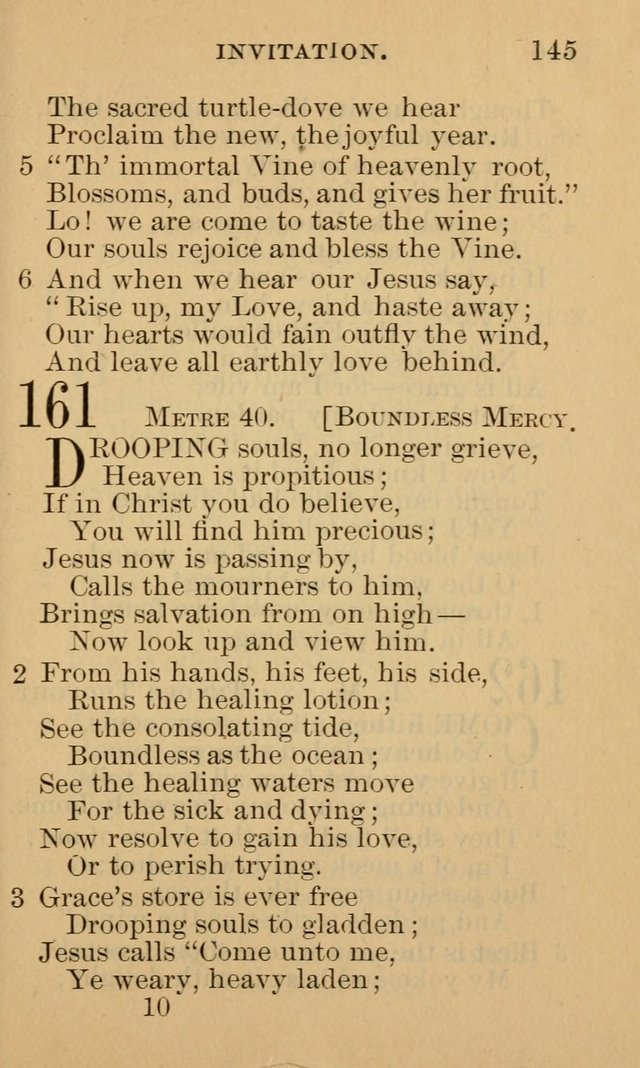 A Collection of Psalms and Hymns: suited to the various occasions of public worship and private devotion page 145