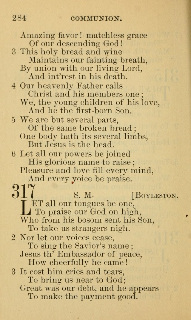 A Collection of Psalms and Hymns: suited to the various occasions of public worship and private devotion page 284