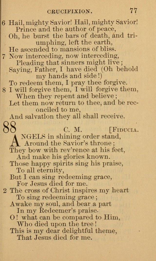 A Collection of Psalms and Hymns: suited to the various occasions of public worship and private devotion page 77