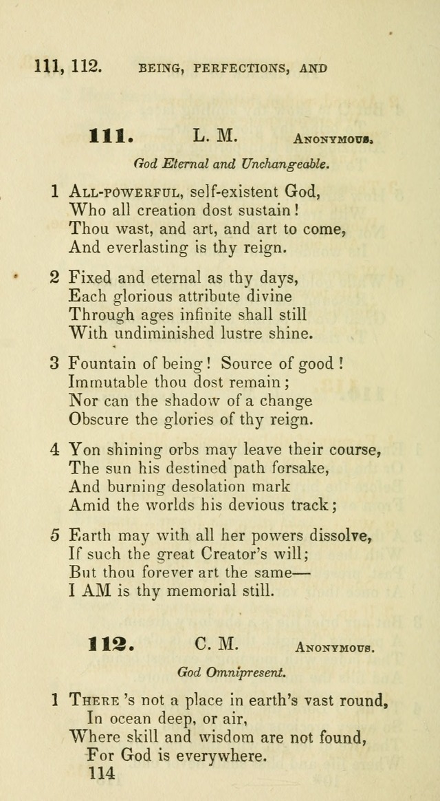 A Collection of Psalms and Hymns for the use of Universalist Societies and Families (13th ed.) page 112