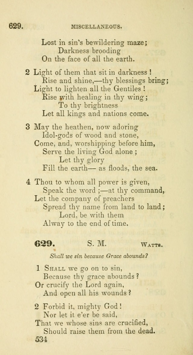 A Collection of Psalms and Hymns for the use of Universalist Societies and Families (13th ed.) page 536