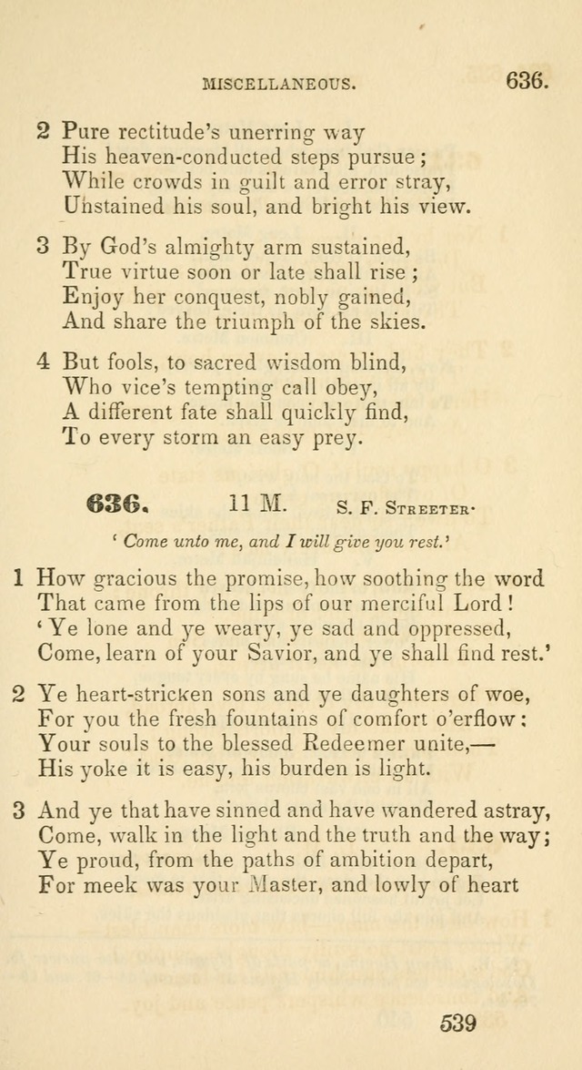 A Collection of Psalms and Hymns for the use of Universalist Societies and Families (13th ed.) page 541