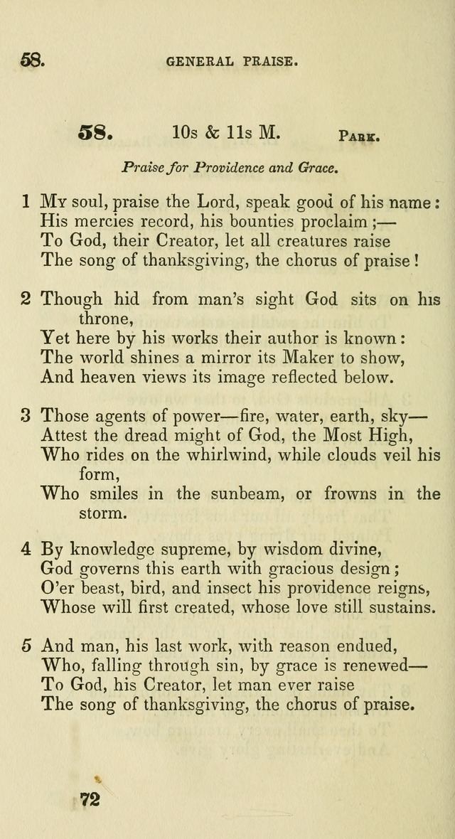 A Collection of Psalms and Hymns for the use of Universalist Societies and Families (13th ed.) page 70