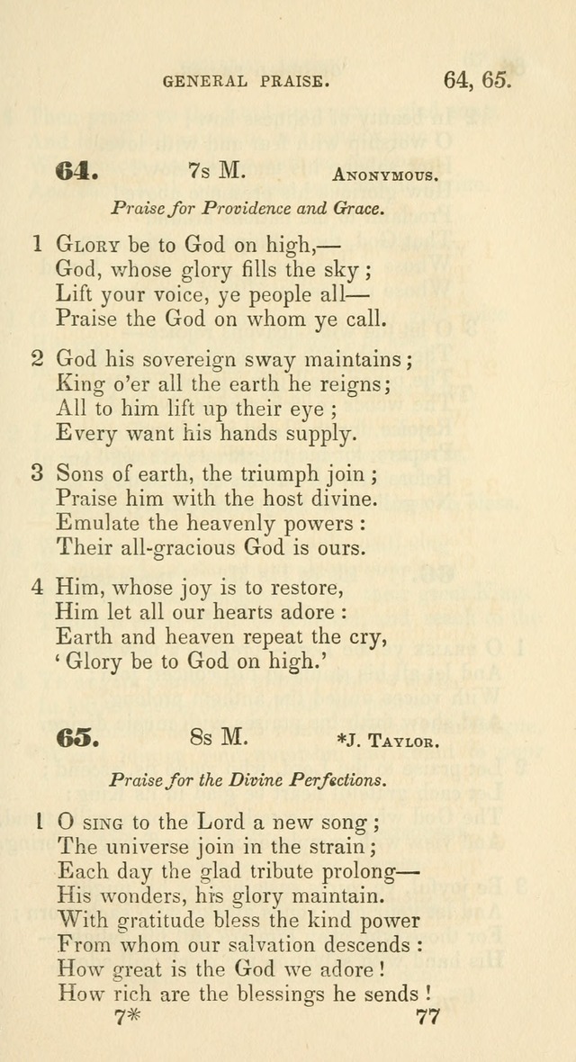 A Collection of Psalms and Hymns for the use of Universalist Societies and Families (13th ed.) page 75