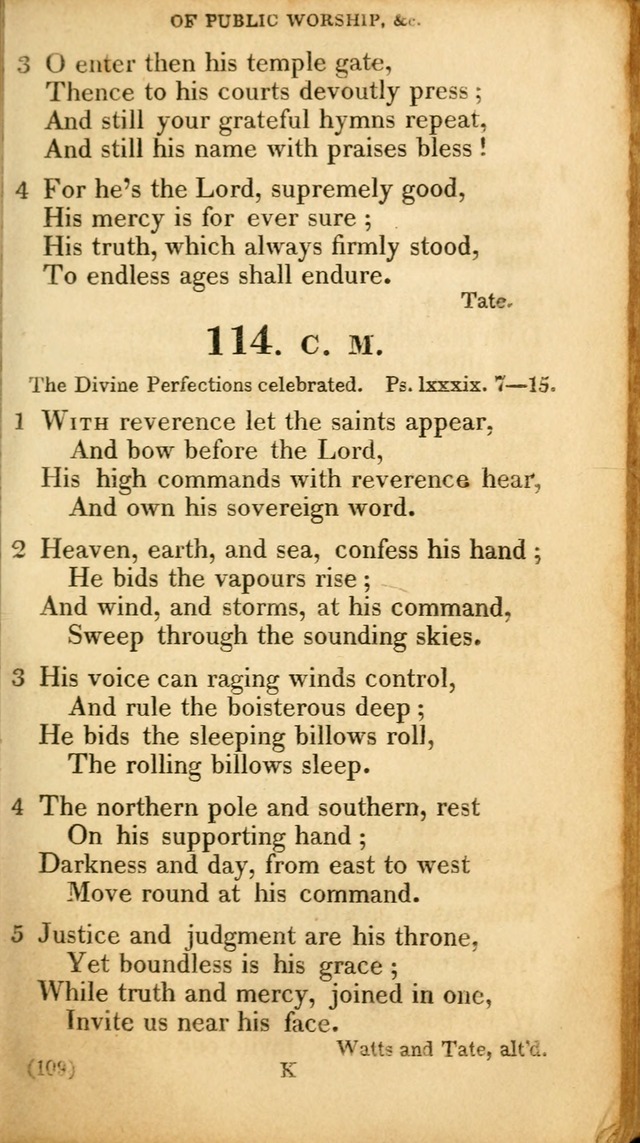 A Collection of Psalms and hymns, for social and private worship page 118