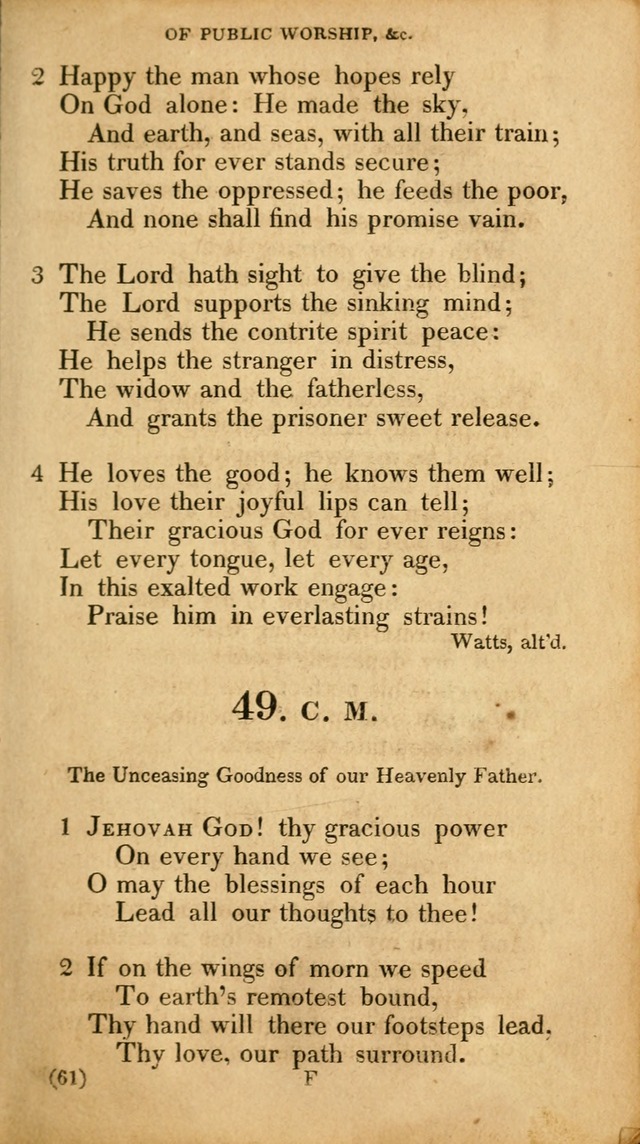 A Collection of Psalms and hymns, for social and private worship page 70