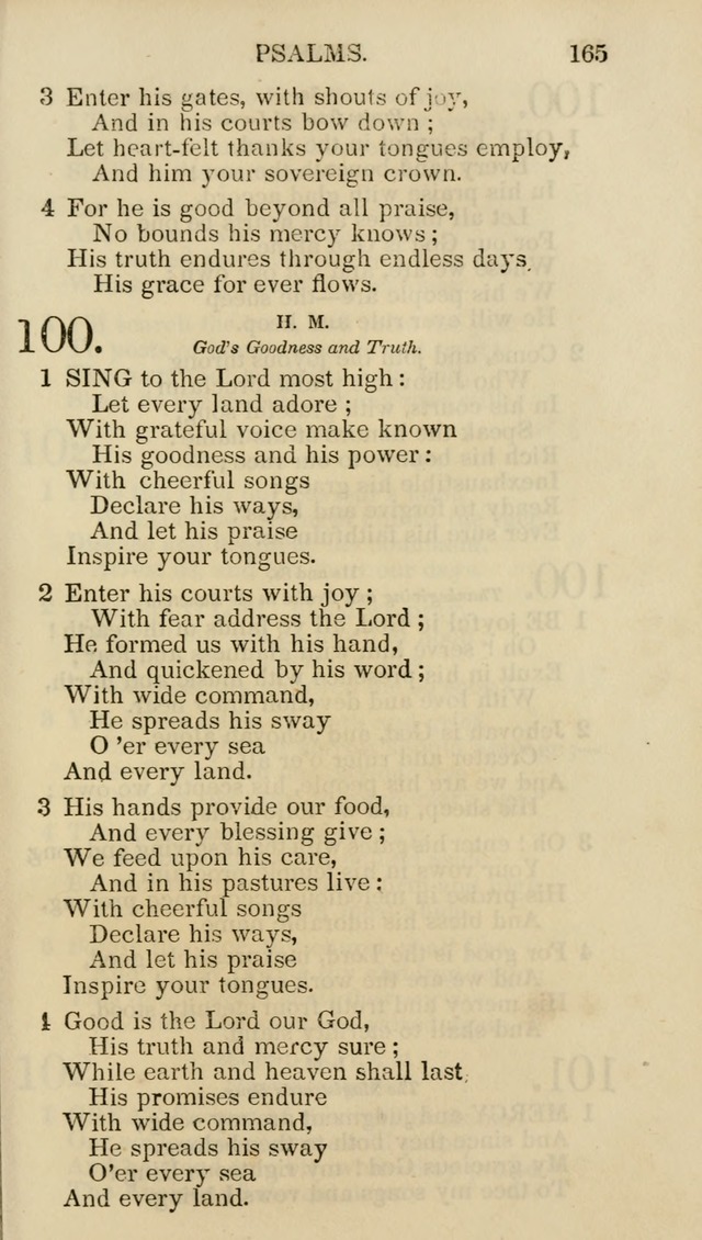 Church Psalmist: or psalms and hymns for the public, social and private use of evangelical Christians (5th ed.) page 167